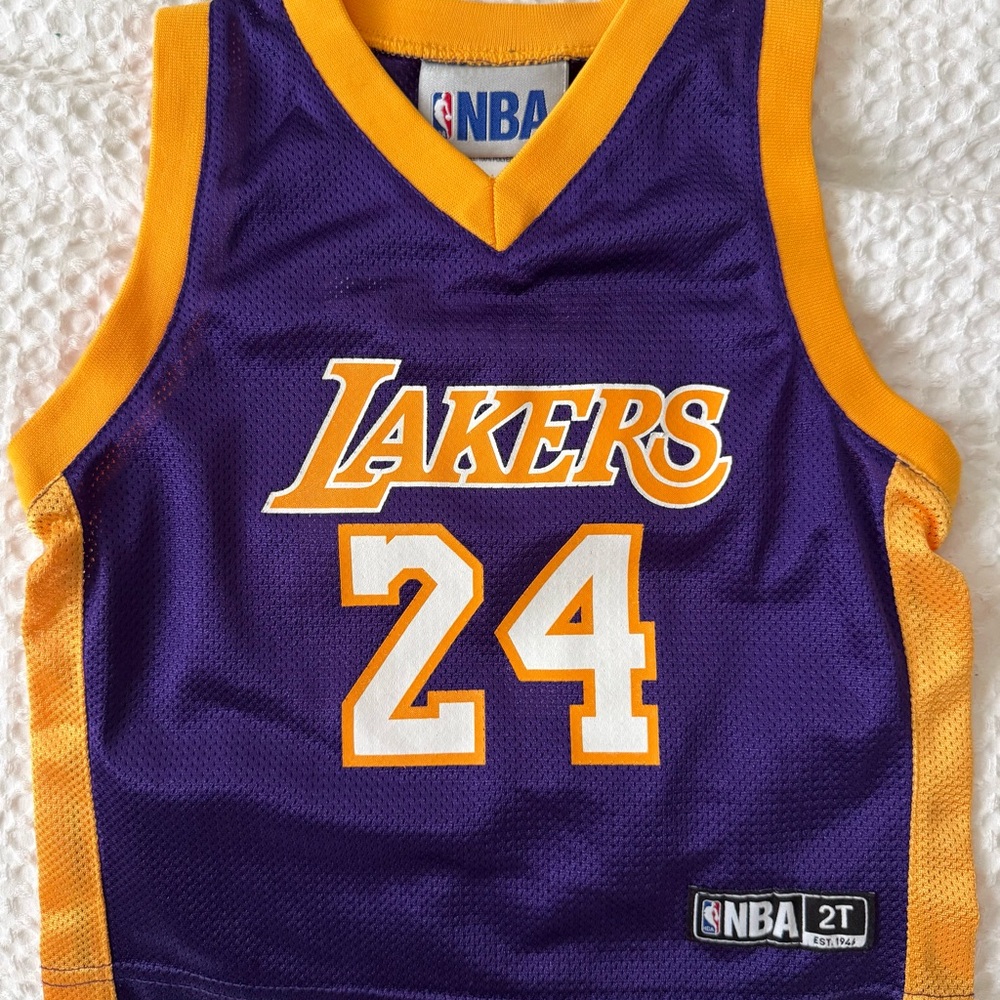 NBA Lakers Purple and Gold Jersey